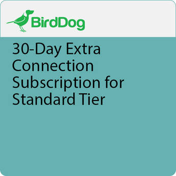BirdDog Extra Connection Subscription for Cloud Standard Tier (30-Day)
