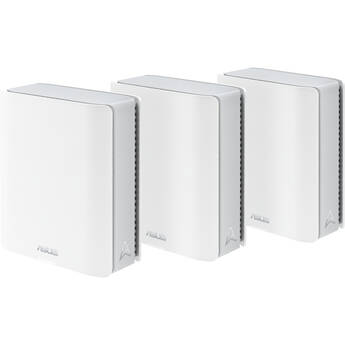 ASUS ZenWiFi BT6 BE9400 Wireless Tri-Band Multi-Gig 3-Piece Mesh Wi-Fi System (White)