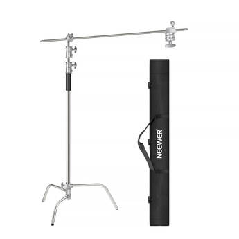 Neewer Stainless Steel C-Stand with Boom Arm & Carry Bag (10')
