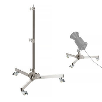Neewer ST98SS Stainless Steel Light Stand with Casters (38.6")