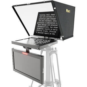 ikan Professional 17" SDI High-Bright PTZ Teleprompter with 19" Widescreen Talent Monitor