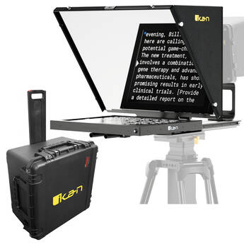 ikan PT4700-TK-V2 Professional 17" High-Bright Teleprompter Travel Kit