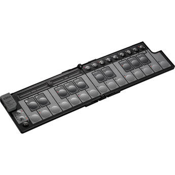 Korg nanoKEY Fold Slimline Foldable MIDI Keyboard Controller (Black)