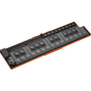 Korg nanoKEY Fold Slimline Foldable MIDI Keyboard Controller (Orange)