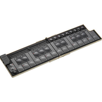 Korg nanoKEY Fold Slimline Foldable MIDI Keyboard Controller (Beige)