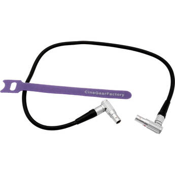 CineGearFactory 2-Pin to 2-Pin Right-Angle Power Cable