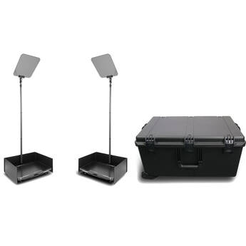 Prompter People ProLine StagePro 24" Carbon Fiber Presidential Teleprompter Set (Pair)