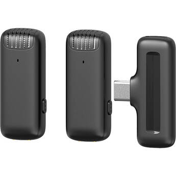 Ulanzi J12 2-Person Wireless Microphone System with USB-C Connector for Android Devices (2.4 GHz)