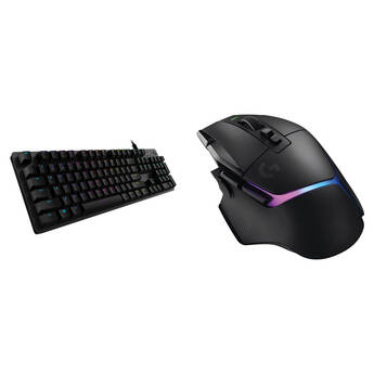 Logitech G G512 LIGHTSYNC Mechanical Keyboard & G502 X Plus LIGHTSPEED Wireless Mouse Gaming Kit