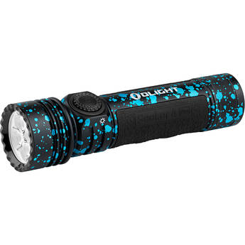 Olight Seeker 4 Pro Rechargeable LED Flashlight (Cool White LED, Deep Ocean Black/Blue)