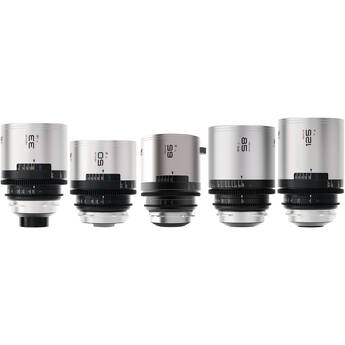 BLAZAR LENS Remus 1.5x Full-Frame Anamorphic 5-Lens Set (ARRI PL, Silver Flare)
