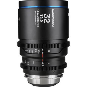 Venus Optics Laowa Nanomorph 32mm T2.9 1.5x LF Anamorphic Lens (ARRI PL & Canon EF, Blue Flare)