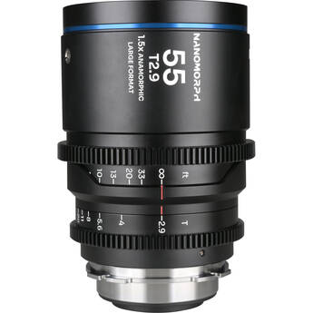 Venus Optics Laowa Nanomorph 55mm T2.9 1.5x LF Anamorphic Lens (ARRI PL & Canon EF, Blue Flare)