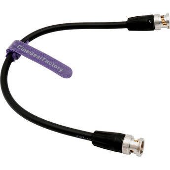 CineGearFactory 12G-SDI Video Coaxial BNC Cable (12")