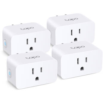 TP-Link Tapo P110M Smart Wi-Fi Plug with Energy Monitoring (Matter, 4-Pack)