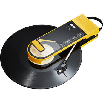 Audio-Technica Sound Burger Manual Two-Speed Portable Bluetooth Turntable (Yellow)