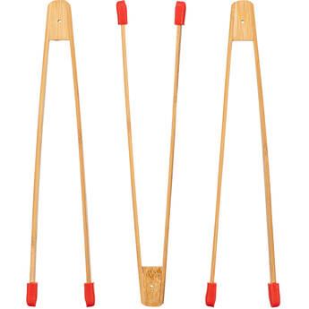 Dot Line Bamboo Print Tongs V2 (3-Pack)