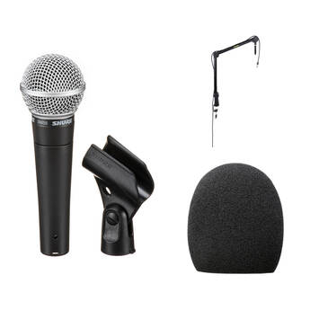 Shure SM58 Dynamic Podcasting Microphone Kit