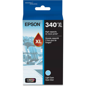Epson 340XL Claria Photo HD Cartridge for Expression Photo XP-8800 (Light Cyan)