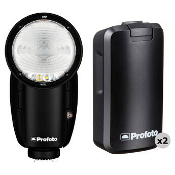 Profoto A10 AirTTL-C Studio Light Kit with 2 Batteries for Canon