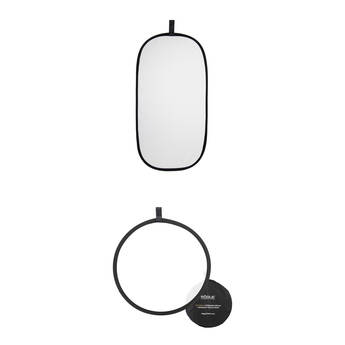 Rogue Photographic Design 2-in-1 Collapsible Reflector & Diffuser Kit (20 x 40", Silver/Natural White)