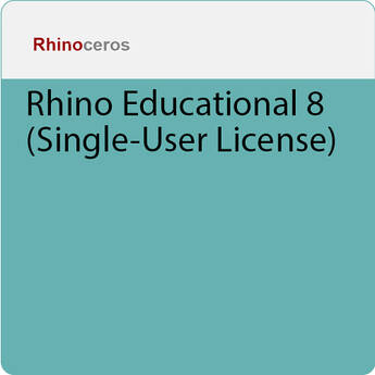McNeel Rhino 8 (Single User License, Educational, Download)