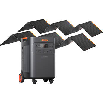 Jackery Explorer 5000 Plus Power Station with Two 500W Solar Panels