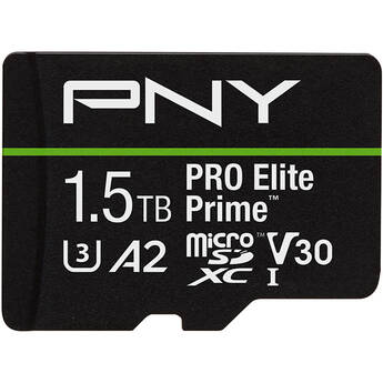 PNY 1.5TB PRO Elite Prime microSDXC Memory Card with SD Adapter
