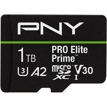 PNY 1TB PRO Elite Prime microSDXC Memory Card with SD Adapter