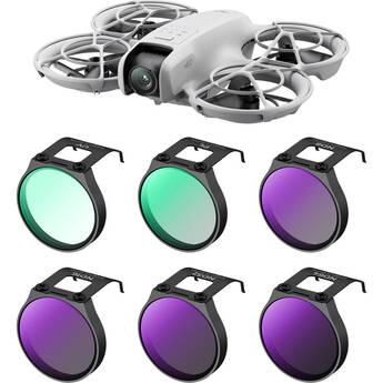 K&F Concept UV/CPL/ND Filter Set for DJI Neo (6-Pack)