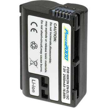 Power2000 EN-EL15c Battery (2400mAh)