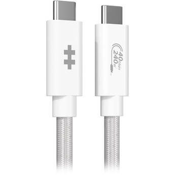 HYPER HyperDrive Next USB4 USB-C Cable (4', White)