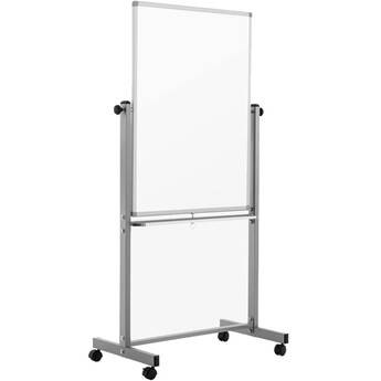 Luxor Porcelain Mobile Dry-Erase Whiteboard (30 x 40")