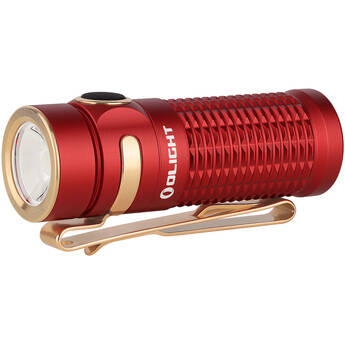Olight Baton 3 Premium Edition LED Flashlight (Red)