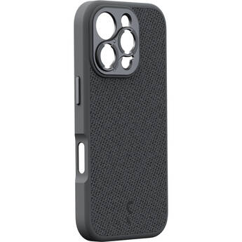 ShiftCam Camera Case for iPhone 16 Pro (Black Gray Fabric)
