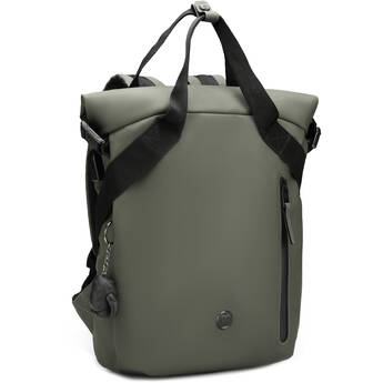 Swissdigital LAMONE Rolltop Backpack (Dark Green, 13L)