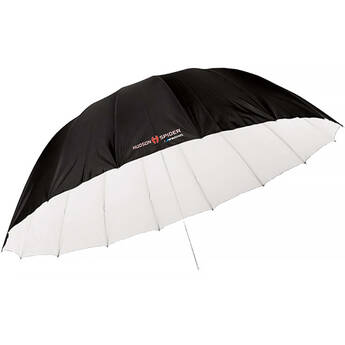 Hudson Spider Umbrella for Mozzie LED Fixture (7', White/Black)