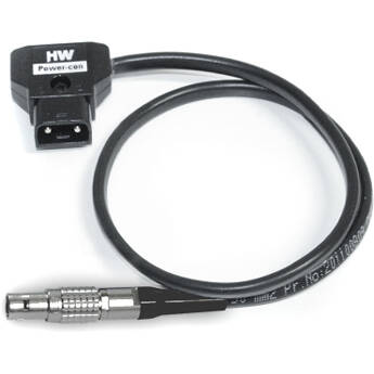 Hawk-Woods D-Tap Male to 4-Pin LEMO OB Male Cable (9.8")