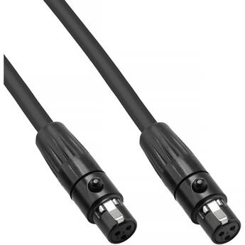 Genaray Mini 3-Pin Female to Mini 3-Pin Female DMX Cable (1')