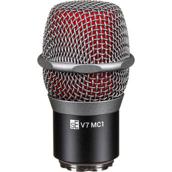 sE Electronics V7 MC1 Supercardioid Dynamic Microphone Capsule for Shure Wireless Handheld Transmitters (Silver)