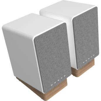 Onkyo GX-30ARC 2-Way Powered Bookshelf Speakers with Bluetooth (White, Pair)
