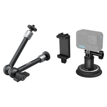 SmallRig Articulating Arm + Suction Cup Mounting Kit for Action Cameras