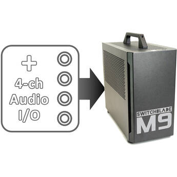 Switchblade Systems 4-Input/4-Output 1/4" Professional Audio Interface Card for M9
