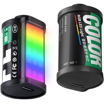 TTArtisan Mini Magnetic RGB LED Light (Black, 10-Pack)