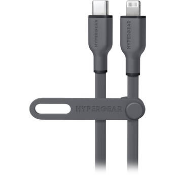 HyperGear Flexi Pro USB-C to Lightning Cable (6', Gray)