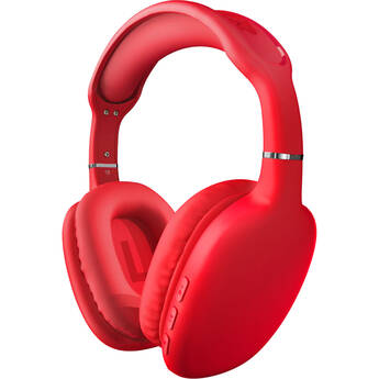 HyperGear Vibe Wireless Over-Ear Headphones (Red)