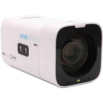 PTZOptics Studio 4K Camera with 12x Optical Zoom (White)