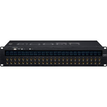 Black Lion Audio PBR TRS3 LIT 48-Point TRS to TRS Patchbay with LCD Displays