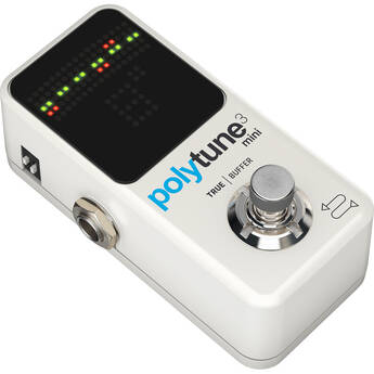 TC Electronic POLYTUNE 3 MINI Polyphonic Tuner Pedal with Buffer