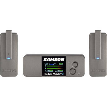 Samson Go Mic Mobile 2 2-Person Wireless Microphone System for Cameras and Mobile Devices (2.4 GHz)